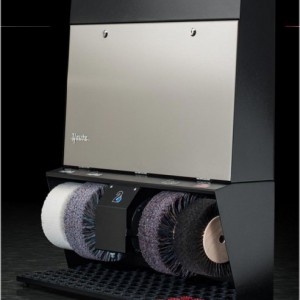 Polifix 4 NEGRO y puerta CEPILLADO V2A